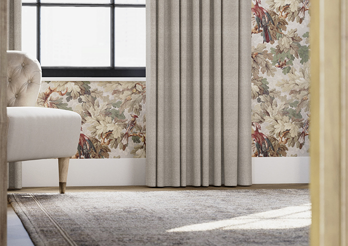San Remo (Blackout), Soft Tan - Made to Measure Curtains - Image 5